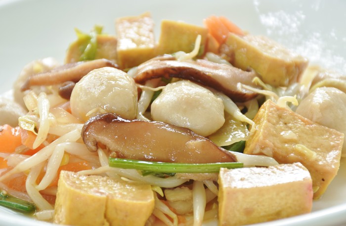 Resep Sayur Tahu Kuning dan Bakso Ikan