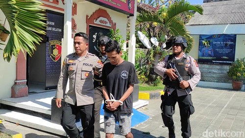 Satriana Putra, pemilik akun TikTok yang menyebar hoaks tawuran di Denpasar, Bali.