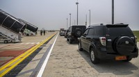 Simulasi tersebut dilakukan untuk memastikan kesiapan petugas mengawal tamu negara VVIP yang akan menghadiri KTT ke-43 ASEAN di Jakarta.