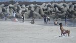 Suasana Pantai Yotsukura Jepang Setelah Pembuangan Limbah Nuklir ke Laut