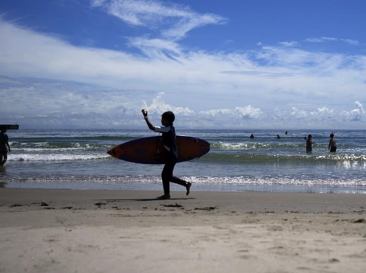 Suasana Pantai Yotsukura Jepang Setelah Pembuangan Limbah Nuklir ke Laut