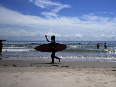 Suasana Pantai Yotsukura Jepang Setelah Pembuangan Limbah Nuklir ke Laut