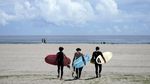 Suasana Pantai Yotsukura Jepang Setelah Pembuangan Limbah Nuklir ke Laut