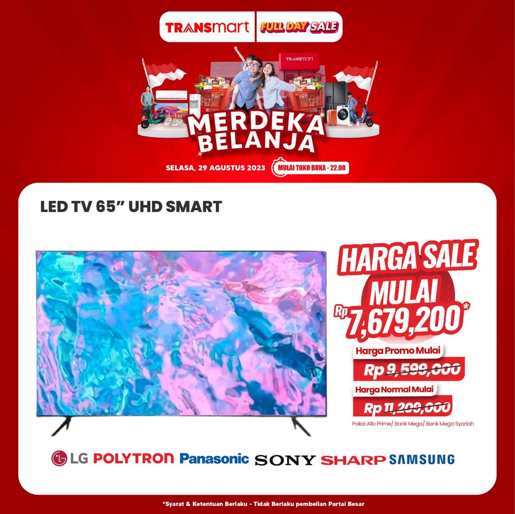 Transmart Full Day Sale TV LED