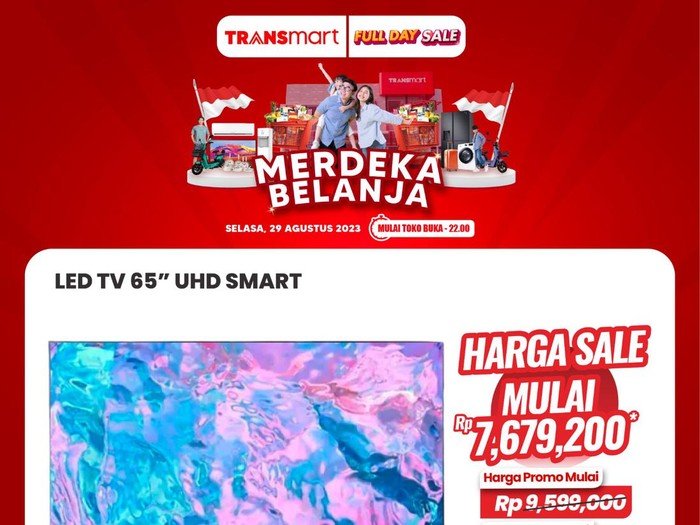 Transmart Full Day Sale TV LED