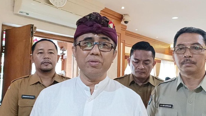Wali Kota Denpasar I Gusti Ngurah Jaya Negara ketika ditemui di kantor Wali Kota Denpasar, Jalan Gajah Mada No.1 Denpasar, Bali, Senin (28/8/2023).