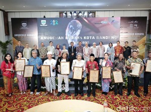 10 Insan Penggiat Seni Raih Diganjar Anugerah Budaya Kota Bandung 2023