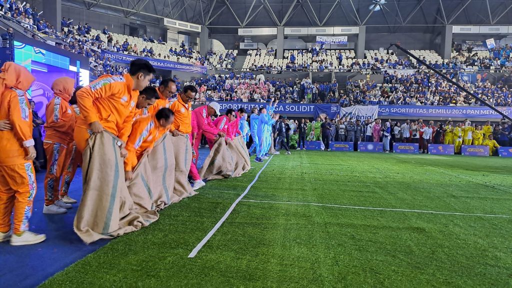 Antusiasme Kader PAN Ikutan Lomba demi Dapat Hadiah Bantuan Kampanye