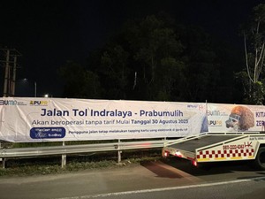 Tol Indralaya-Prabumulih Mulai Dibuka Besok, Gratis!