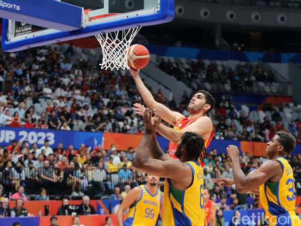 Kalahkan Brasil, Spanyol Juara Grup G FIBA World Cup 2023