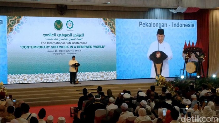 Ketua panitia Multaqo Sufi Al-Alamy atau Muktamar Sufi Internasional di Pekalongan, Prabowo Subianto, Selasa (29/8/2023).