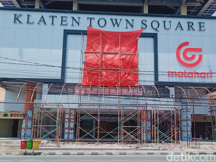 Klaten Town Square di Jalan Pemuda, Kabupaten Klaten, Selasa (29/8/2023).