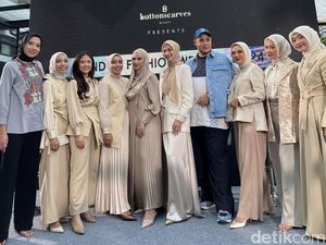 6 Brand Hijab Buttonscarves hingga Kami. Unjuk Gigi di London Fashion Week