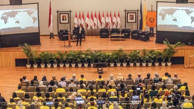Momen Anies Baswedan Isi Kuliah Kebangsaan di Kampus UI