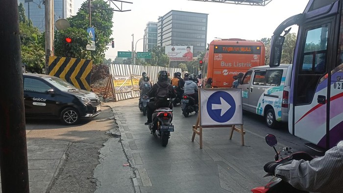 Penampakan Proyek Galian di Pondok Pinang Jaksel