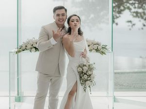 8 Gaya Clean Minimalis Gritte Agatha Saat Menikah dengan Arif Hidayat