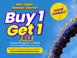 Abis Gajian, Saatnya Liburan di Trans Studio Cibubur! Ada Promo Buy 1 Get 1!