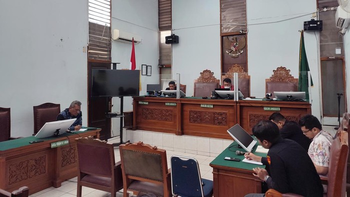 Sidang gugatan praperadilan di PN Jaksel (Wilda/detikcom)