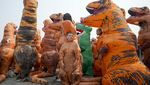 Unik! Potret Keseruan Lomba Balap T-Rex di Amerika Serikat