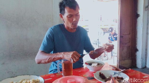 Warung Soto Gunting Pak Randy di Klaten, Selasa (29/8/2023).