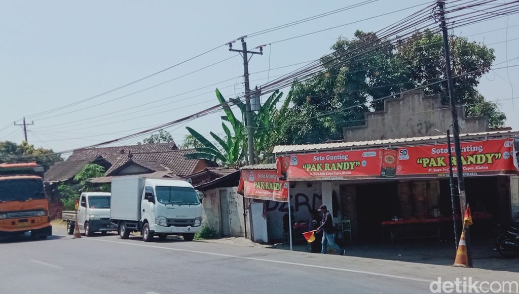 Warung Soto Gunting Pak Randy di Klaten, Selasa (29/8/2023).