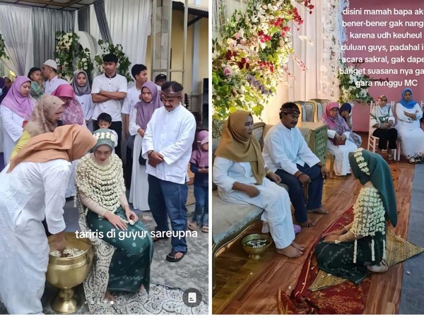 Viral Bikin Emosi, Curhat Pengantin Siraman Jelang Magrib karena MC Telat