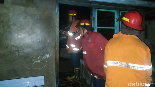 Dapur warga di Karangasem, Bali, ludes terbakar.