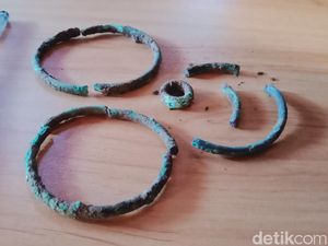 3 Perhiasan Abad 8-9 M Ditemukan di Kropakan Klaten, Seperti Ini Bentuknya