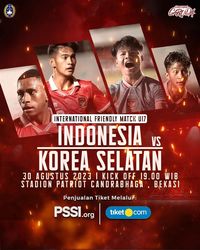 Jadwal-Streaming Indonesia U-17 Vs Korea Selatan Malam Ini