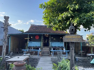 Karakter Kopi, Kafe Unik Bergaya Rumah Panggung Klasik di Bali