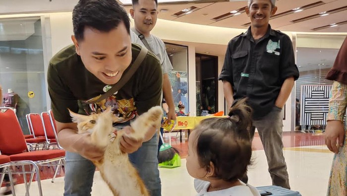 Komunitas Grup Kucing Surabaya saat berkegiatan bersama.
