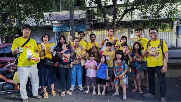 Komunitas Grup Kucing Surabaya saat berkegiatan bersama.