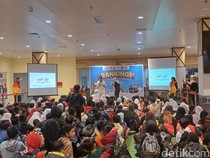 Trans Snow World Makassar Ajak Siswa Belajar sambil Bermain di Area Salju