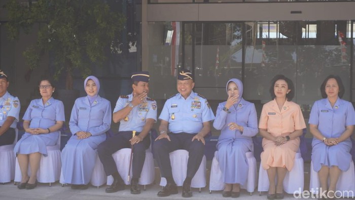 Kepala Staf TNI AU (Kasau) Marsekal TNI AU Fadjar Prasetyo memimpin peresmian Baseops landasan udara (lanud) Sultan Hasanuddin.