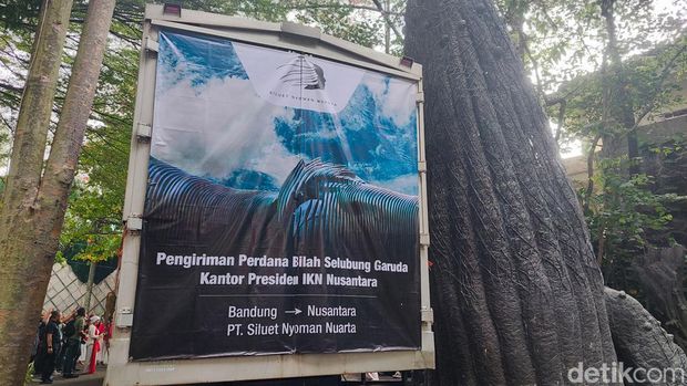 Nyoman Nuarta Kirim Bilah Patung Garuda untuk IKN