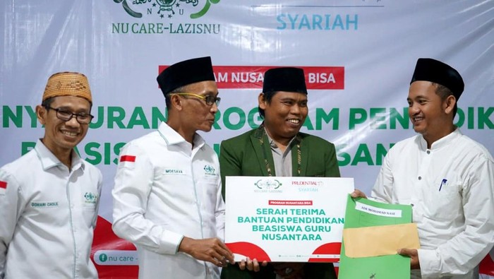 NU Care-LAZISNU PBNU bersama dengan Prudential Syariah terus berkomitmen majukan bidang pendidikan lewat Program Beasiswa Guru Nusantara.
