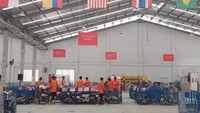 Area kedua adalah sorting area. Para pekerja di sini sibuk untuk menyortir barang-barang yang akan diekspor ke berbagai negar. Adapun sejumlah negara yang paling banyak menjadi tujuan ekspor UMKM adalah, Singapura, Chili, Taiwan, Meksiko, Kolombia, Thailand, Brasil, Filipina, dan Malaysia. 