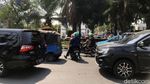 Potret Kemacetan di Jalan Kwitang Imbas Diskon Toko Gunung Agung