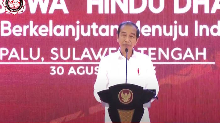 Presiden Jokowi di Mahasabha XIII KMHDI (Screenshot YouTube KMHDI)
