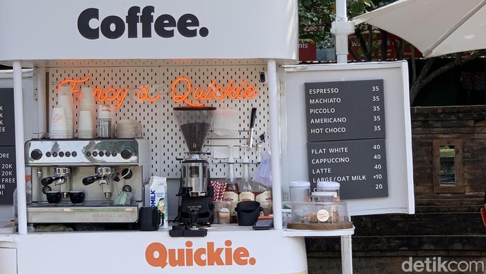 Quickie Coffee, tempat asik buat ngopi pagi-pagi di Bali.