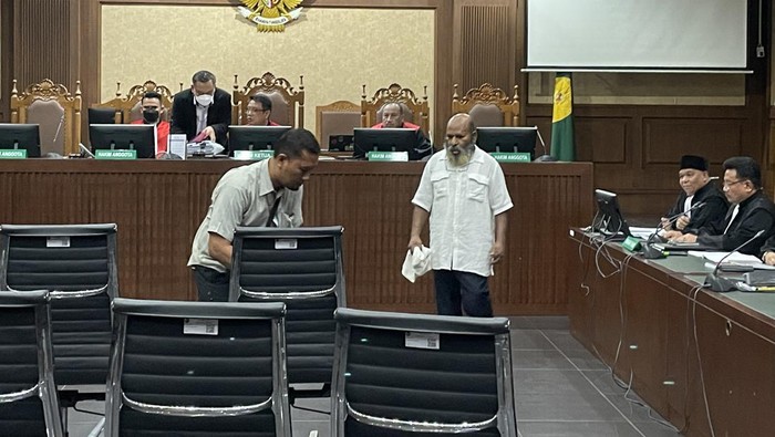 Sidang Lukas Enembe (Silvia-detikcom)