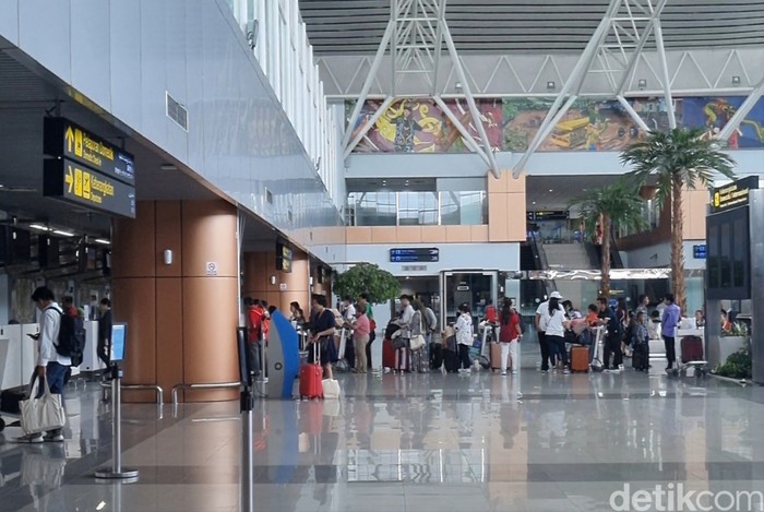 Suasana Bandara Supadio, Senin (28/8/2023)
