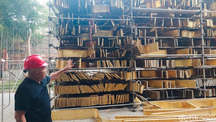 Tempat produksi bilah selubung Garuda Kantor Presiden IKN Nusantara di Bandung Tempat produksi bilah selubung Garuda Kantor Presiden IKN Nusantara di Bandung