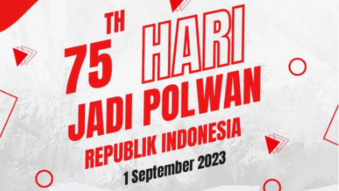 Twibbon HUT Polwan 2023