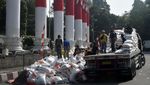 Waduh, Beras Bulog Tumpah di Jalan Kota Bogor