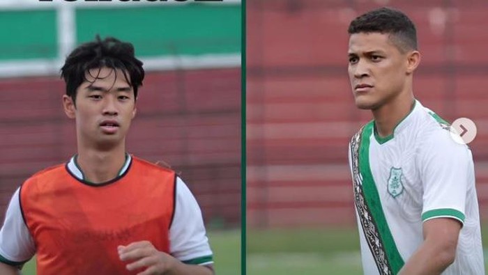 2 pemain asing yang bergabung dengan PSMS Medan musim 2023/2024. (Instagram @psms.id)