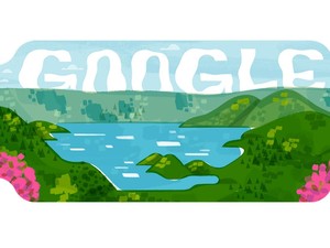 Danau Toba yang Istimewa Jadi Lukisan Google Hari Ini