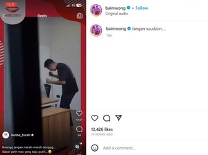 Video Marah-marahnya Viral, Ternyata Baim Wong Nambah Lapak Shopee Live