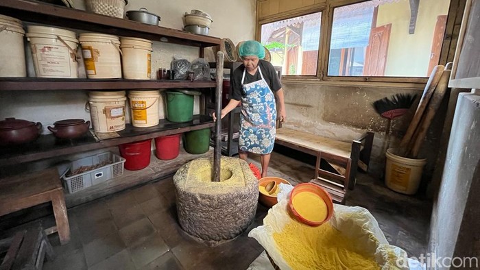 Jamu Ginggang Pakualaman eksis merawat resep tradisi sejak 1950. Foto diambil Rabu (30/8/2023).