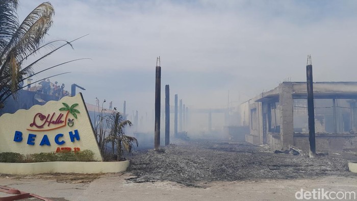 Kebakaran Kampung Turis Pangandaran